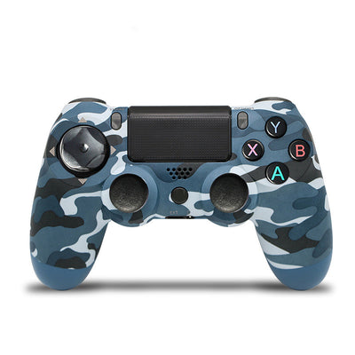 Rose gold wireless game controller with dual vibration, Bluetooth, and action buttons for PS4, PC, and P3. - Image 38