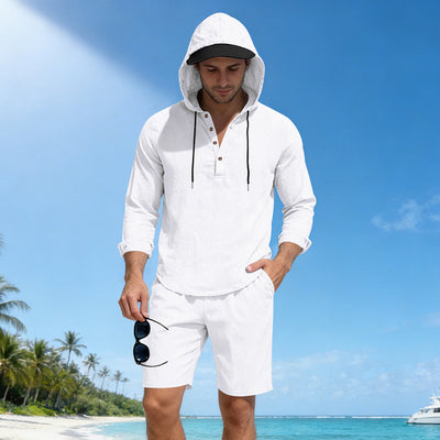 Traje de Lino Hombre Suelto y Transpirable - Image 15