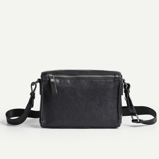 Bolsa de Cuero Genuino para Hombre - Estilo Retro Casual - Image 4