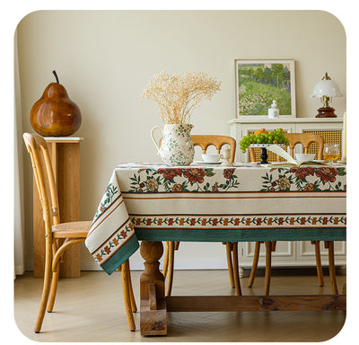 Mantel Rectangular para Mesa de Centro - Diseño Atmosférico en Tela - Image 14