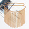 Fringed Waist Chain Belly Dance Fairy Dance Matching Shirt Skirt Golden