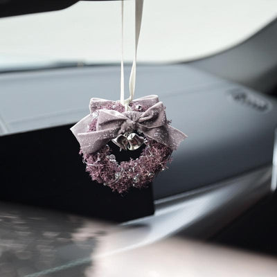 Ambientador Floral Preservado Estilo Mori para Auto - Diseño Morado Artesanal - Image 7
