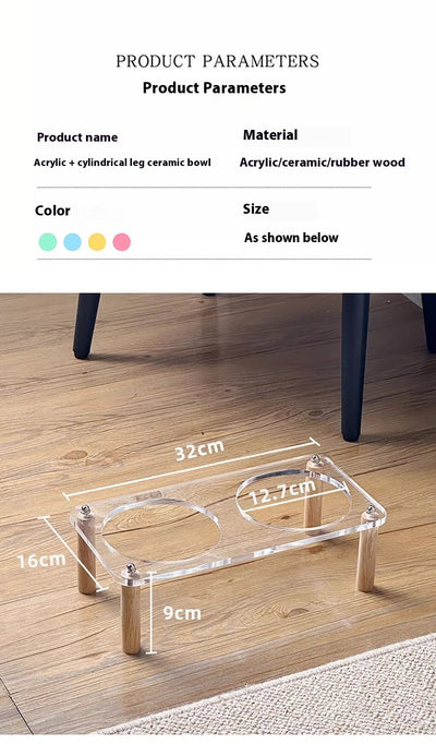 Comedero Doble Elevado para Gatos y Perros - Tazón Cerámico Antivuelco - Image 28