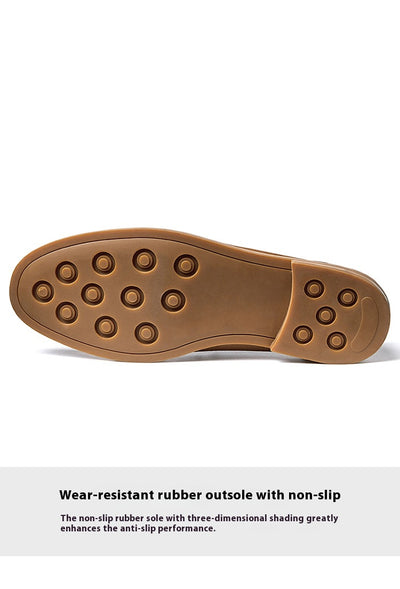 Zapatos de Cuero Genuino Estilo Inglés Transpirables para Hombre - Image 11