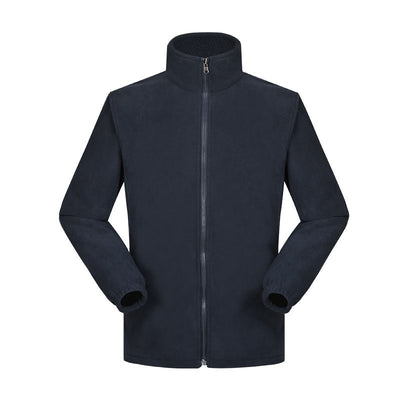 Chaqueta Impermeable Reversible de Dos Piezas con Forro de Terciopelo Coral - Image 5