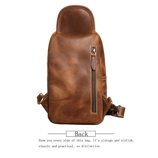 Bolsa Mensajero de Cuero para Deportes al Aire Libre Gran Capacidad - Image 8