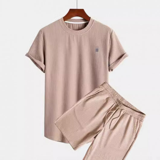 Conjunto Deportivo Hombre Cuello Redondo Manga Corta Ajuste Holgado