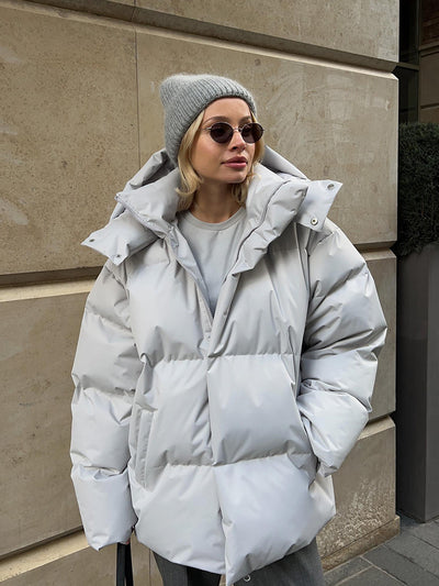 Abrigo Suelto de Algodón para Mujer - Chaqueta Cómoda y Versátil - Image 5