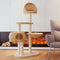 Árbol Rascador Multicapa en Madera Maciza para Gatos