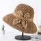 Sombrero de Paja Japonés con Moño Simple - Versátil para Todos los Estilos