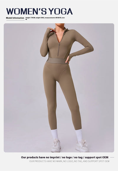 Enterizo de Yoga para Mujer con Malla Transpirable - Image 26