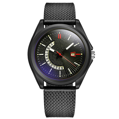 Reloj Deportivo Hombre Acero Inoxidable Luminoso con Calendario y Filtro Luz Azul - Image 3