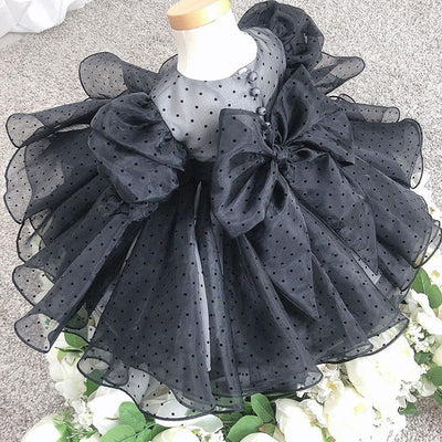 Vestido Princesa Niña Negro Tutú Esponjoso - Image 4