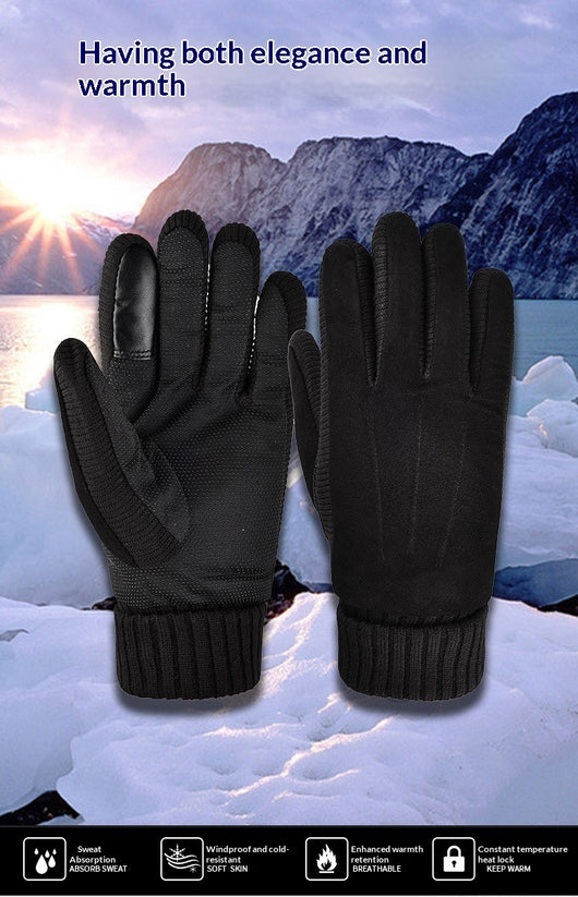 Guantes Térmicos Cortavientos para Ciclismo con Compatibilidad Táctil - Image 7