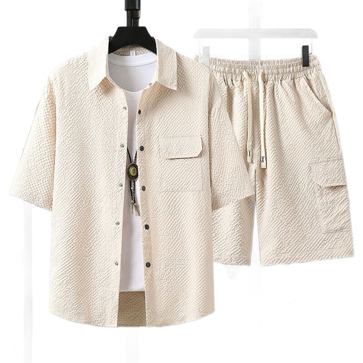 Conjunto de Uniforme Ligero para Trabajo: Blusa y Pantalón Corto - Image 5