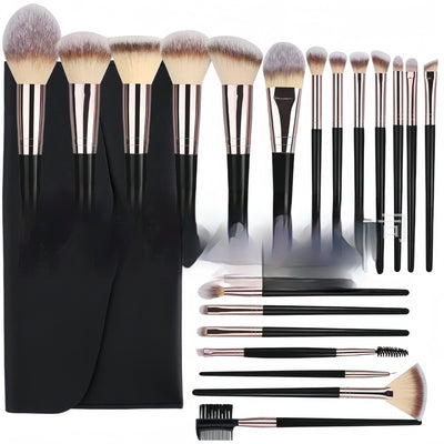 Set Profesional de Brochas de Maquillaje - Base, Sombras e Iluminador - Image 5