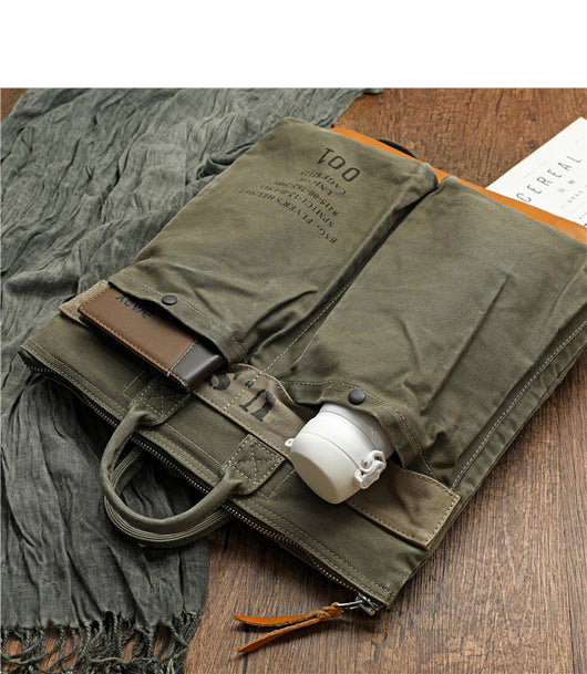 Mochila Estilo Retro Americana de Lona Desgastada para Hombre - Ideal para Aventuras al Aire Libre - Image 16