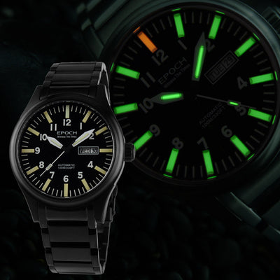 Reloj Automático para Hombre con Tubo de Luz Arcoíris Resistente al Agua - Image 10