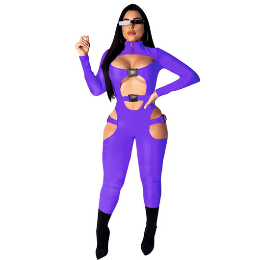 Jumpsuit Elegante de Color Liso para Mujer - Image 12