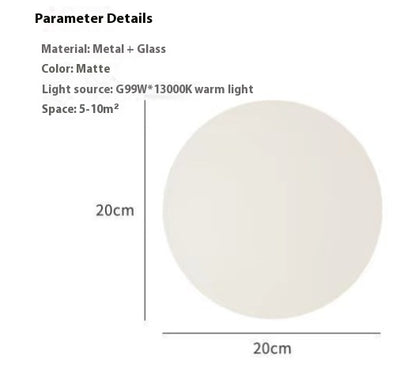 Lámpara de Pared Minimalista de Diseño en Vidrio Esférico - Image 9