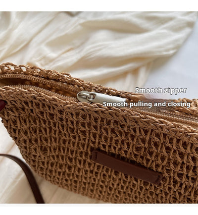 Bolsa Mensajera Tejida Calada para Mujer - Multiusos - Image 14
