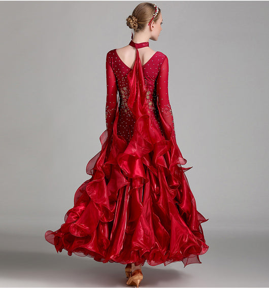 Vestido de Danza Moderna Estándar Nacional para Presentaciones - Image 11