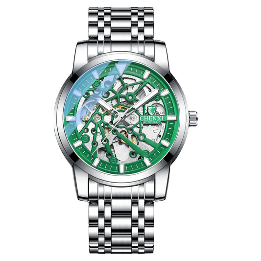 Reloj Mecánico Automático con Esfera Transparente Resistente al Agua - Image 2