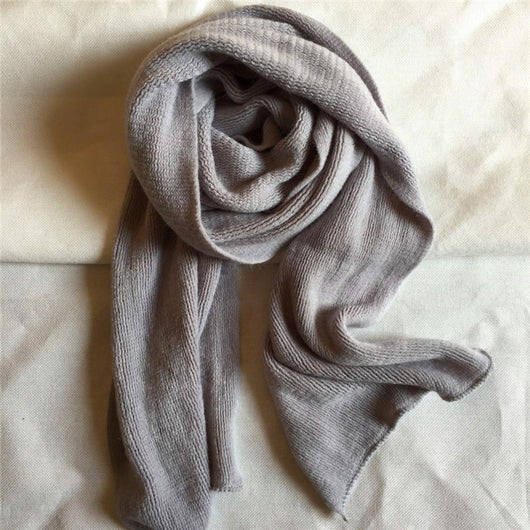 Bufanda Larga para Parejas en Colores Sólidos - Calidez y Estilo - Image 27