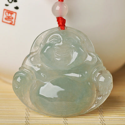 Colgante Buda de Jade Maitreya - Prosperidad y Paz Interior - Image 2