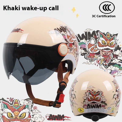 Casco Eléctrico con Protección Solar y Diseño Infantil Resistente al Viento - Image 15