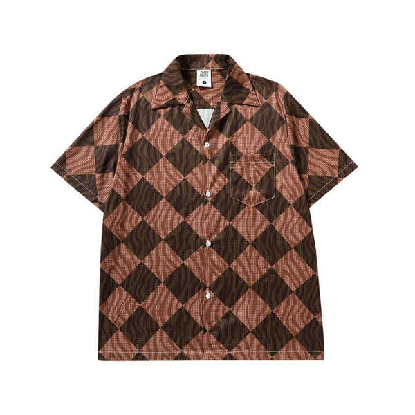 Camisa Cuadros Manga Corta Diamond para Hombre