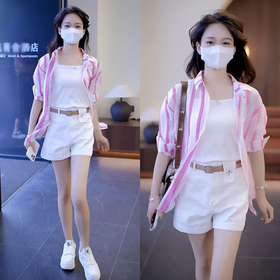 Blusa Protección Solar con Diseño Reductor de Figura