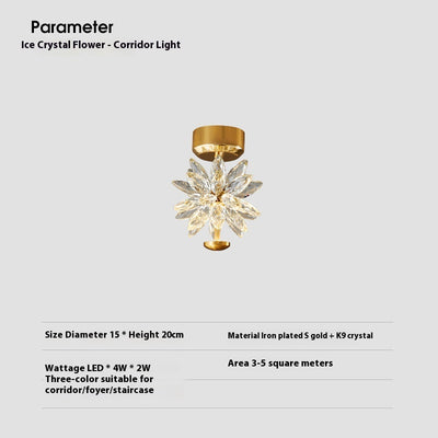 Lámpara de Pared Cristal Elegante para Sala, Balcón y Pasillo - Image 5