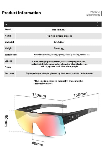 Gafas de Ciclismo con Lentes Fotocromáticas de Color Cambiante - Image 24