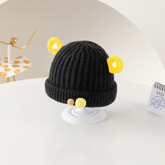 Gorro Tejido de Lana Cálido con Diseño Adorable de Melón para Bebé - Image 17