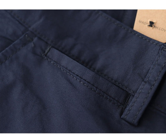 Pantalones Casuales Hombre Verano Transpirables Ajuste Cónico Elástico - Image 19