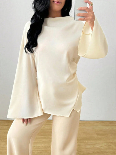 Blusa Larga con Dobladillo Irregular para Mujer - Image 12