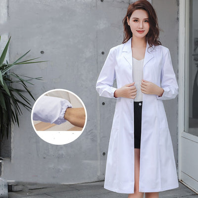 Bata Médica Blanca Profesional para Enfermeras y Doctoras - Image 11