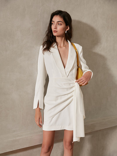 Vestido Elegante de Lujo con Falda Corta y Mangas Largas - Image 5