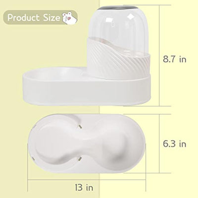 Comedero y Bebedero Automático para Gatos con Dispensador de Gravedad 2L - Image 2