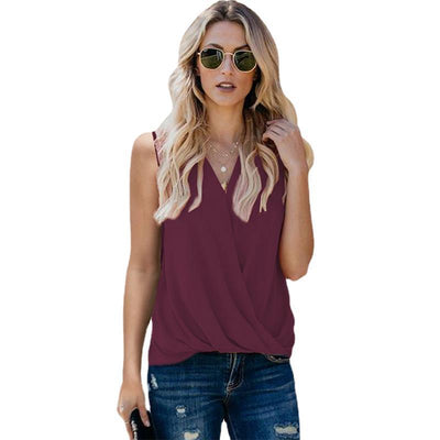 Chaleco Básico Cuello V para Mujer - Colores Sólidos - Image 7