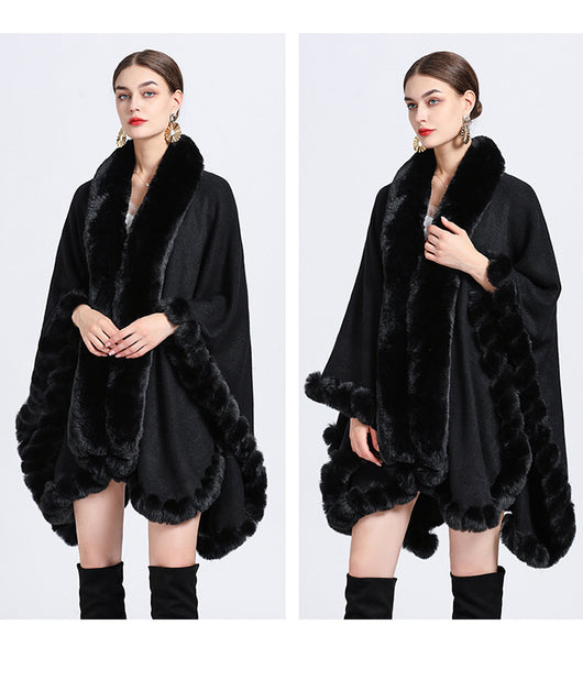 Cardigan Oversized con Cuello de Conejo - Abrigo Tejido Irregular Holgado - Image 29