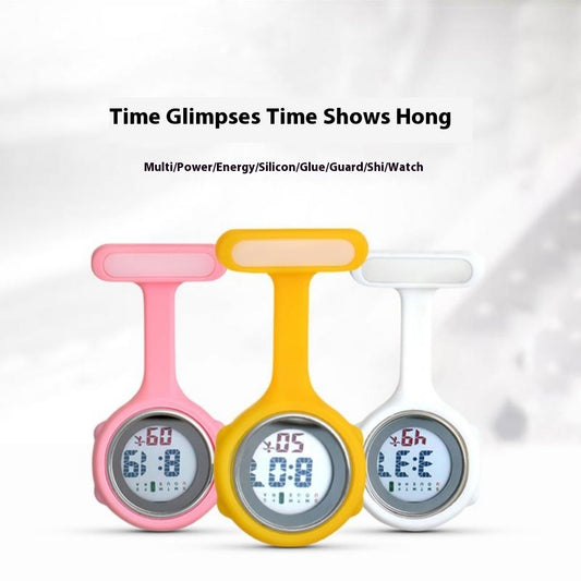 Reloj Digital Multifuncional para Enfermeras con Cronómetro de Silicona
