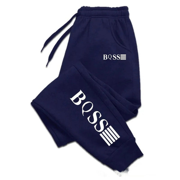 Pantalones Deportivos de Forro Polar para Otoño e Invierno con Puño Ajustable