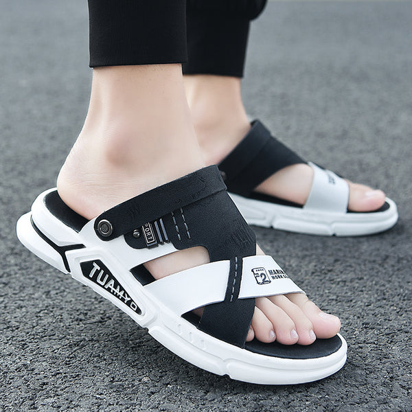Sandalias de Cuero Impermeables para Hombre