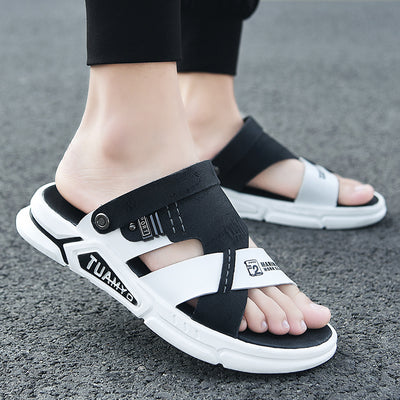 Sandalias de Cuero Impermeables para Hombre