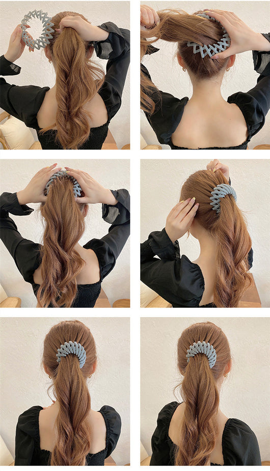 Pasador de Cabello Nido de Pájaro - Accesorio Lazy Hair para Peinados Fáciles - Image 24