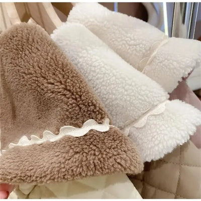 Abrigo Acolchado de Algodón y Terciopelo para Niñas - Image 15