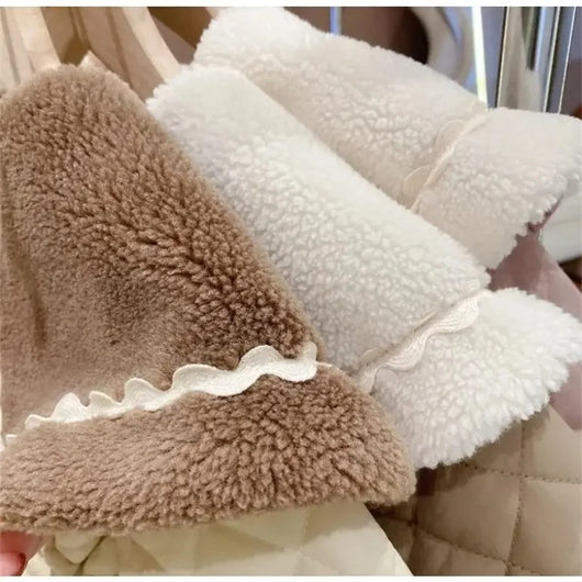 Abrigo Acolchado de Algodón y Terciopelo para Niñas - Image 15