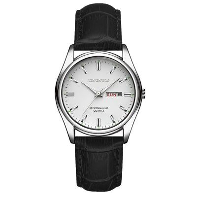 Reloj Dual Calendario para Hombre y Mujer Resistente al Agua Cuarzo Preciso - Image 48